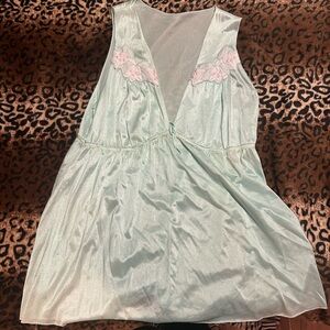 Elegant Mint Green Nightgown
